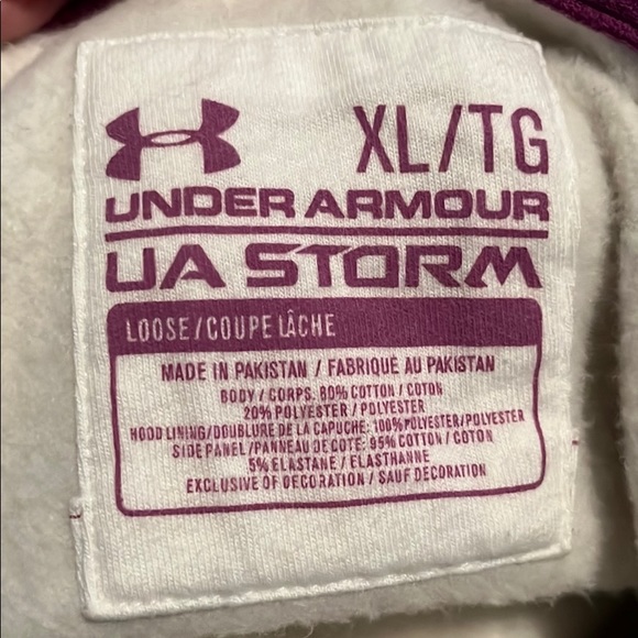 Women’s Hooded Sweatshirt Under Armour Size XL - Picture 5 of 5